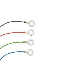 Ag/AgCl Sintered Ring Electrode, 1.5mm TP Socket (120cm) - Ag/AgCl Sintered Ring Electrodes