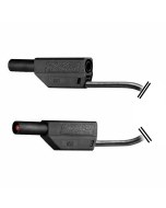 4mm Touch Proof Plug Connection Cable black