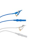 Ear Electrodes (for Electro-Caps) - Ear Electrodes with Touch-Proof Cables