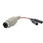 DIN 5-Pole (270°) Plug to 2 x DIN 1.5mm Touch-Proof (TP) Sockets Adaptor